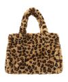 Zwillingsherz - Shopper Fake Fur "Leo"- brown