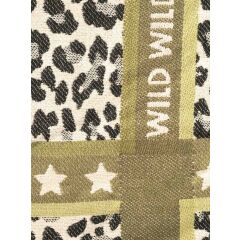 Zwillingsherz - Vierecktuch mit Wolle "Wild Star...