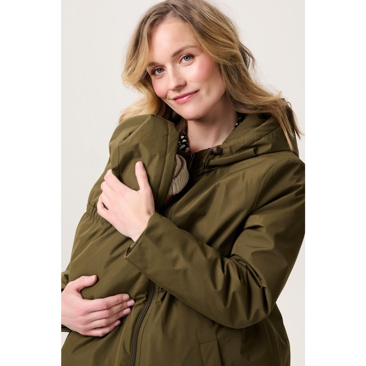 Juva Noppies Tragejacke Noppies Maternity Umstandsjacke Blau H&m