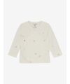 Noppies Baby - Wickeloberteil - langarm - animals pattern offwhite