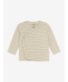 Noppies Baby - Wickeloberteil - langarm - stripe pattern off white