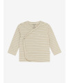 Noppies Baby - Wickeloberteil Nour - langarm - stripe pattern off white
