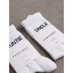 Famvibes - UNCLE Original Socken - weiss/schwarz