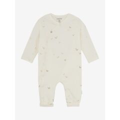 Noppies Baby - U Playsuit Nolan long sleeve - animal pattern - off white