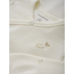 Noppies Baby - U Playsuit Nolan long sleeve - animal pattern - off white