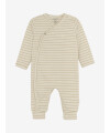 Noppies Baby - U Playsuit Nolan long sleeve - stripe pattern - off white