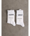Famvibes - AUNTIE/TANTE Original Socken - weiss/schwarz