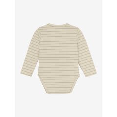 Noppies Baby - Unisex Romper Navi long sleeve - stripe...