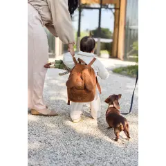 Jollein - Kinderrucksack - Diego Dog - darkbrown