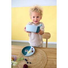 Lässig - Kinderschüssel Silikon - Tiny Team - Hund