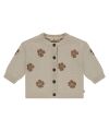 A TINY STORY - Strickjacke Flower -snow