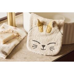 Waschhandschuh Frottee Katze Pets