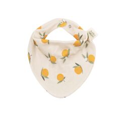 Woolyorganic - Dreieckstuch - Orangen Print