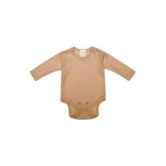 Woolyorganic - Merinowolle/Seide Longsleeve Body - stucco