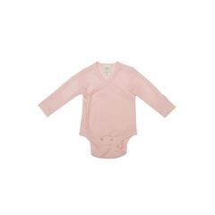 Woolyorganic - Merinowolle/Seide Wickel-Body - light pink