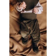 Woolyorganic - Velour Hose - GOTS - tea leaf