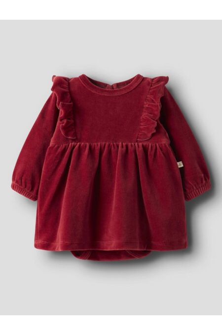 LILAtelier - Samtkleid - Red Dahlia