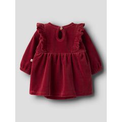 Lill´Atelier - Samtkleid - Red Dahlia