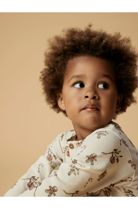 LIL´Atelier - Christmas Strampler - Turtledove/Christmas