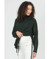 Attesa - Stillpullover Allison -  one size - dark geen