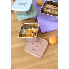 Lässig - Snackbox Kinder (3er Set) - Edelstahl...
