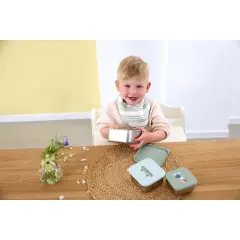 Lässig - Snackbox Kinder (3er Set) - Edelstahl...