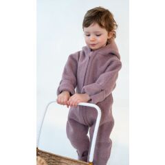 Halfen - Walkoverall m. Reißverschluss - mauve
