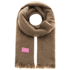 Zwillingsherz - Winterschal Flauschig - camel