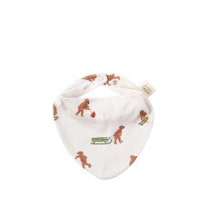 Woolyorgnic - BIB orange print Teddy