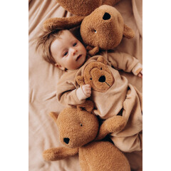 Woolyorgnic - Soft Toy Teddy - caramel brown