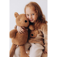 Woolyorgnic - Soft Toy Teddy - caramel brown