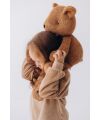 Woolyorganic - Soft Toy Teddy - caramel brown