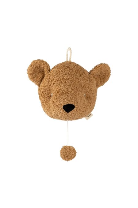Woolyorgnic - Spieluhr Teddy - caramel brown