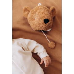 Woolyorgnic - Spieluhr Teddy - caramel brown