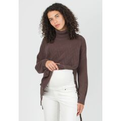 Attesa - Stillpullover Allison -  one size - brown