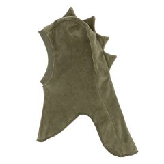 Woolyorganic - Velour Balaclava Dino - GOTS - tea leaf