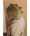 Woolyorganic - Velour Balaclava Dino - GOTS - tea leaf