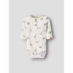 LIL´Atelier - Babybody Animals African - Coconut Milk