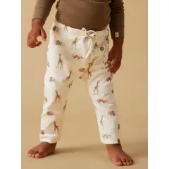 LIL´Atelier - Baby Hose  Animals African - Coconut...