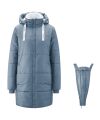 mamalila - Winter-Tragemantel Copenhagen - steel blue