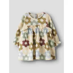 LILAtelier - Baby Musselin Bodykleid - coconut milk