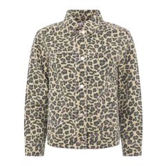 Zwillingsherz - Jeansjacke Leo - beige/rosa