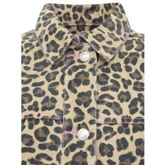 Zwillingsherz - Jeansjacke Leo - beige/rosa