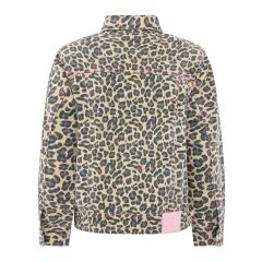 Zwillingsherz - Jeansjacke Leo - beige/rosa