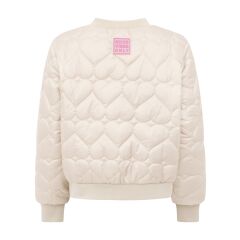 Zwillingsherz - Bomberjacke "Be Happy" - beige