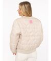 Zwillingsherz - Bomberjacke "Be Happy" - beige