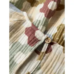 Lill´Atelier - Kleinkind Musselin Kleid - coconut milk