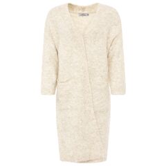 Zwillingsherz - XXL Wollmix Cardigan "Kuschel"- creme