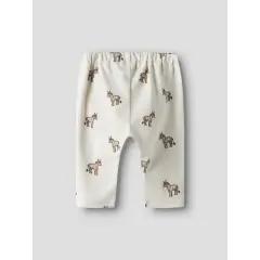 LILAtelier - Baby Hose Esel Print - Coconut Milk/Donkey