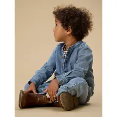 LilAtelier - LoosFit Jeans - Medium Blue Denim